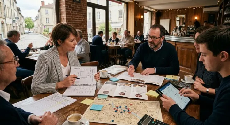 Organiser un repas de groupe à Roanne : capacités, menus et budgets des restaurants
